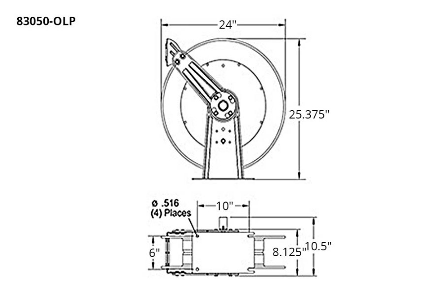 Picture of Reelcraft 80000 Series Air/Water Hose Reels