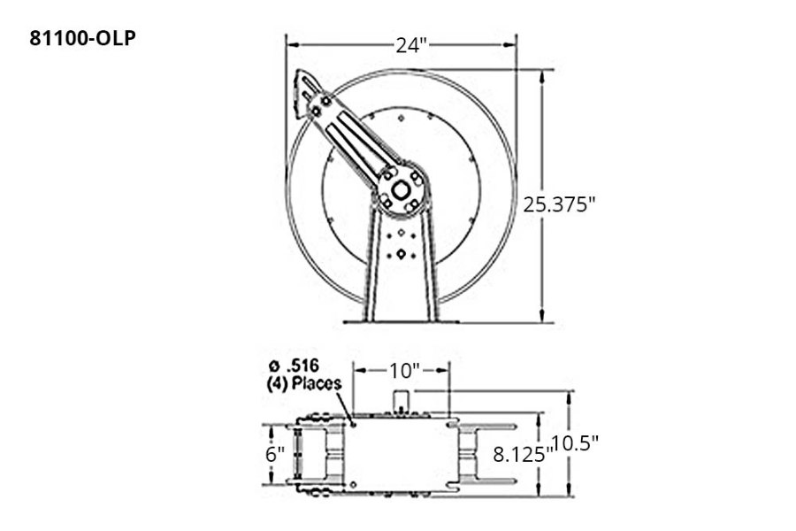 Picture of Reelcraft 80000 Series Air/Water Hose Reels