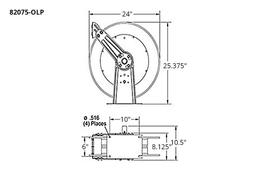 Picture of Reelcraft 80000 Series Air/Water Hose Reels