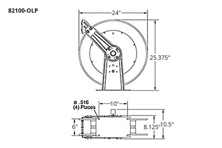 Picture of Reelcraft 80000 Series Air/Water Hose Reels