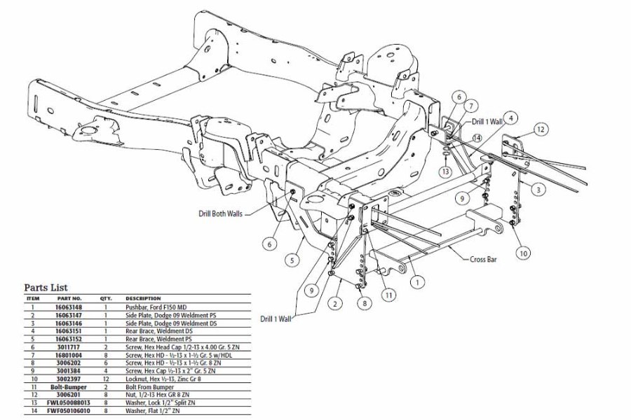 Picture of SnowDogg Mount 2009-2018 Dodge RAM