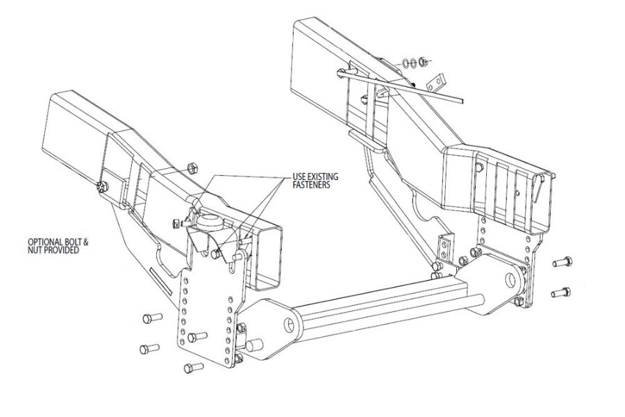 Picture of SnowDogg Mount Dodge RAM 1500/3500 1994-2002