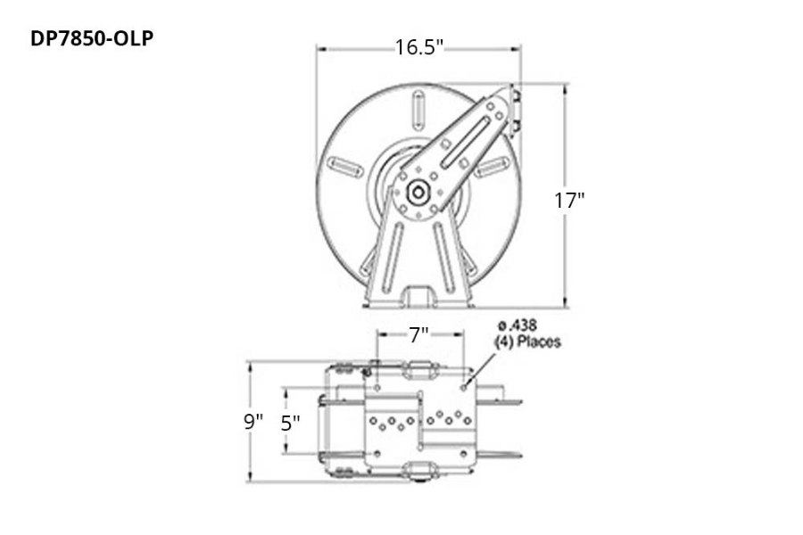 Picture of Reelcraft DP7000 Series Air/Water Hose Reel