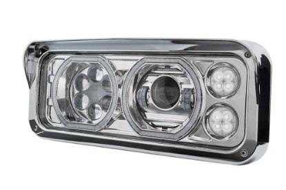 Picture of Trux Rectangular Halo LED Projector Headlight Assembly