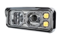 Picture of Trux Rectangular Halo LED Projector Headlight Assembly