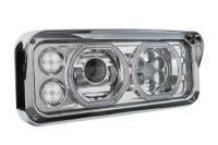Picture of Trux Rectangular Halo LED Projector Headlight Assembly
