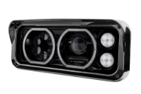 Picture of Trux Rectangular Halo LED Projector Headlight Assembly