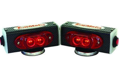 Picture of Towmate Wireless LED Tow Lights, Pair, Carbon Fiber