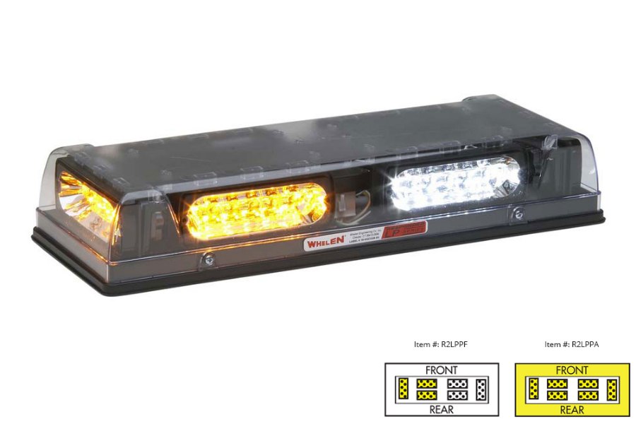 Picture of Whelen Responder LP R2 Series Super LED Mini Light Bar Polycarbonate Base