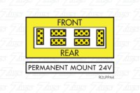 Picture of Whelen Responder LP R2 Series Super LED Mini Light Bar Polycarbonate Base