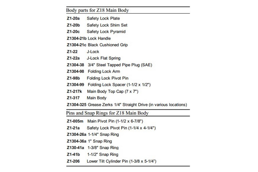 Picture of Zacklift Z18 J-Lock