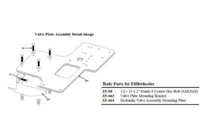 Picture of Zacklift Valve Plate Mounting Bracket