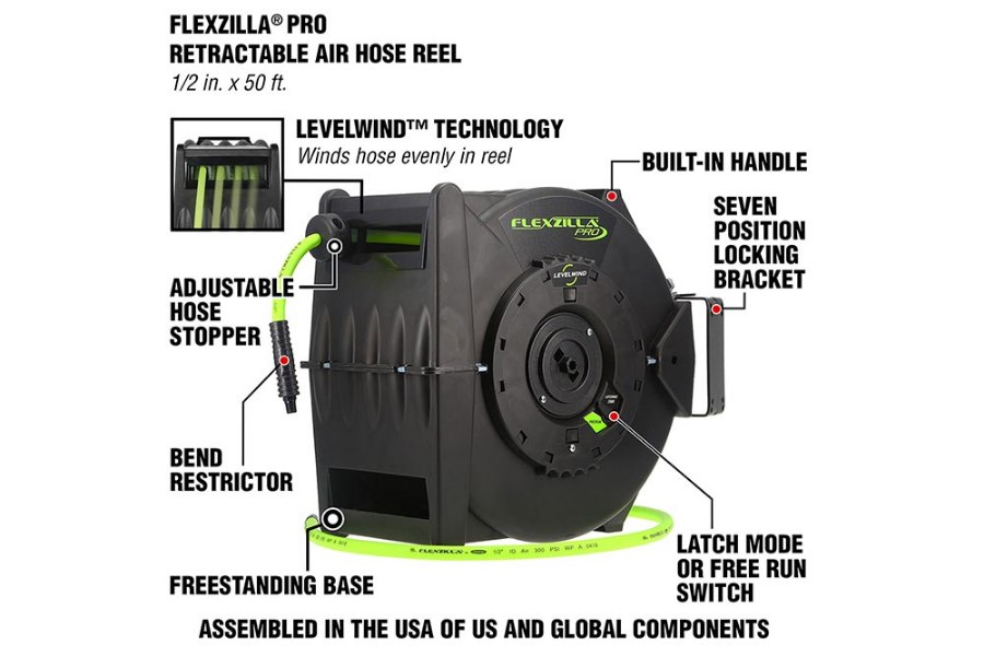 Picture of Flexzilla Pro Air Reels with Levelwind Technology