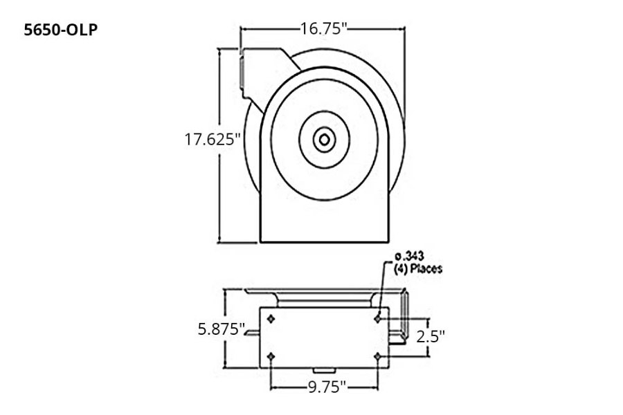 Picture of Reelcraft 5000 Series Premium Duty Air/Water Hose Reels