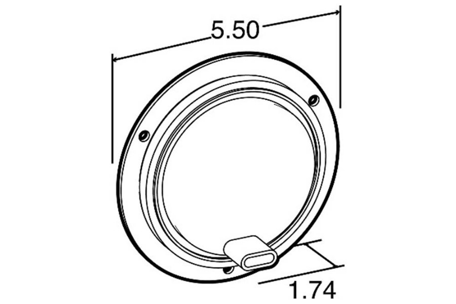 Picture of Truck-Lite Round 4" Back-Up 54 Diode Light w/ Mounting Options