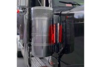 Picture of Trux 15" Multifit Louvered "Glow Trim" Air Cleaner LED Light Bars - Peterbilt