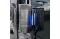 Picture of Trux 15" Multifit Louvered "Glow Trim" Air Cleaner LED Light Bars - Peterbilt