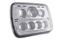 Picture of Trux LED Projection Headlight w/ Auxiliary Halo Oblong - Combonation High/Low
Beam