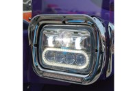 Picture of Trux LED Projection Headlight w/ Auxiliary Halo Oblong - Combonation High/Low
Beam