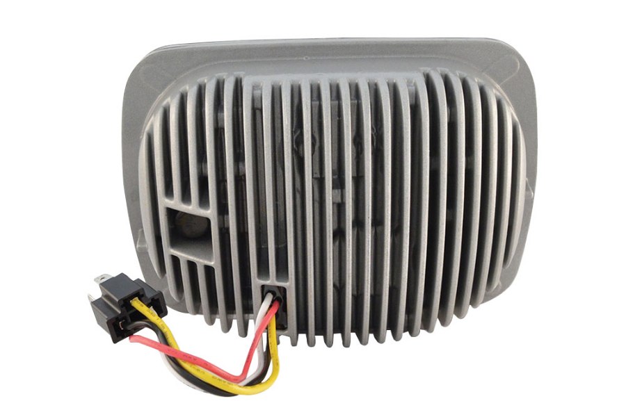 Picture of Trux LED Projection Headlight w/ Auxiliary Halo Oblong - Combonation High/Low
Beam
