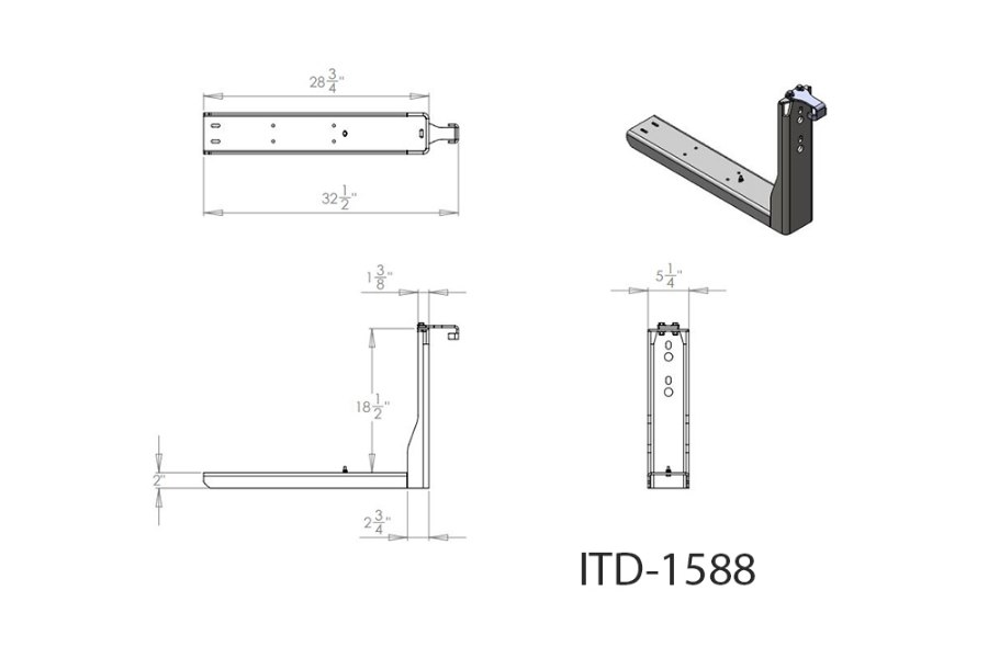 Picture of In The Ditch Tool Box Mount (Quick Mount)