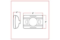 Picture of Trux 4x6in LED Projector Headlight - Heated