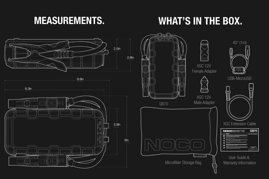 Picture of Noco GB70 Boost HD Jump Starter