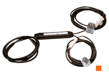 Picture of ECCO Concealed Warning LEDs - White