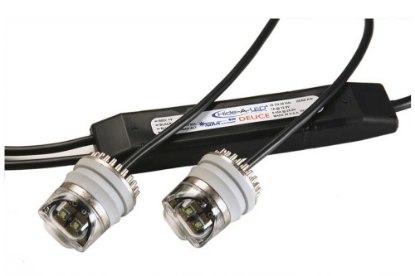 Picture of Ecco Hide-A-LED W600 Pop-In Self-Contained LED Warning Light Kit, Red