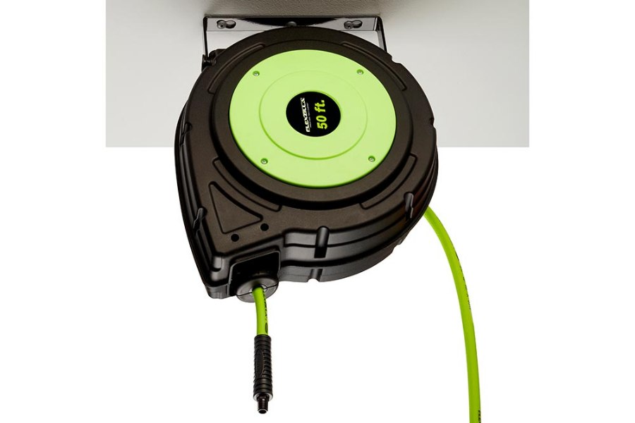 Picture of Flexzilla Enclosed Plastic Retractable Air Hose Reel, 3/8" x 50'