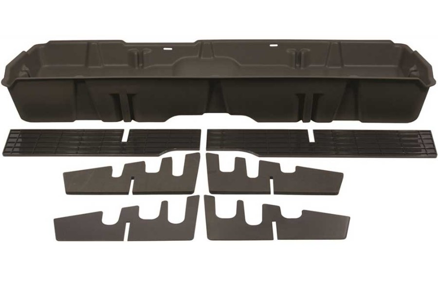 Picture of DUHA Dark Gray Rear Underseat Storage Solution for 2007-2013 GM Ext Cab Trucks