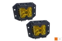 Picture of Race Sport Auxiliary LED Flush Mount Light w/ Amber Side Strobe Lights