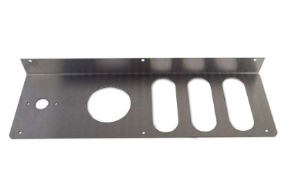 Picture of Miller Tail Light Mounting Plate Stainless Steel Right Hand