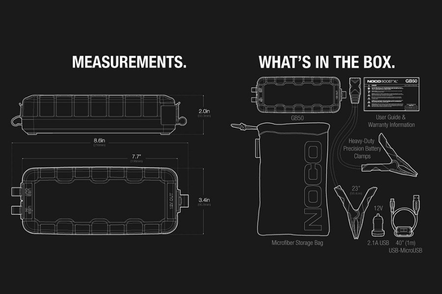 Picture of NOCO GB50 Boost XL Jump Starter