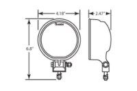 Picture of Truck-Lite Round 6 Diode 4" LED Work Light - Black Housing