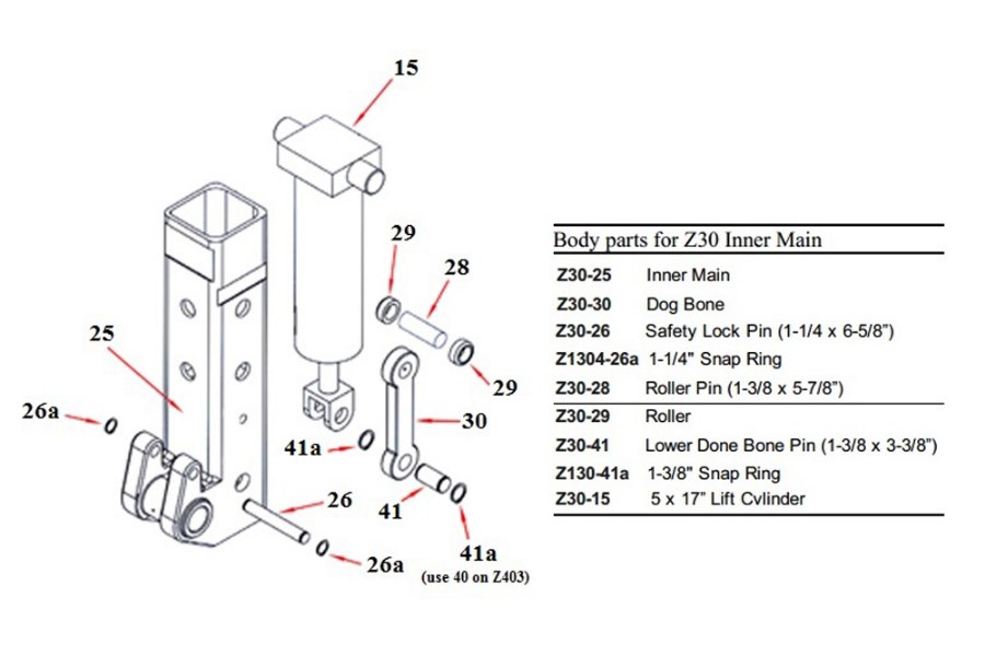Picture of Zacklift Safety Lock Pin 1-1/4 x 6-5/8"
