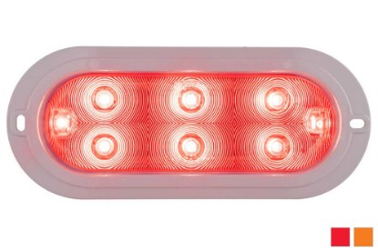 Picture of Truck-Lite Oval 8 Diode Super 60 Series Strobe - Heated Lens