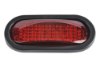 Picture of Whelen Grommet Mount Oval LED Flashing Warning Light, Red Lens