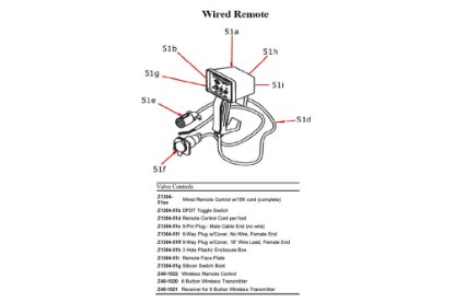 Picture of Zacklift 9 Way Plug w/ Female End and 18" Wire Lead