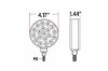 Picture of Trux Double Face Dual Amber/Red Turn and Marker to Pink Auxiliary LED