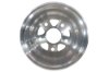 Picture of Collins Dolly Replacement Wheel Aluminum Slotted Diamond Cut Finish 8" x 3.75"
- Wheel Only