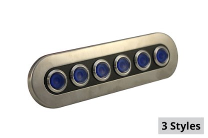 Picture of Race Sport On/Off Pre-Wired and Fused Blue LED Switch