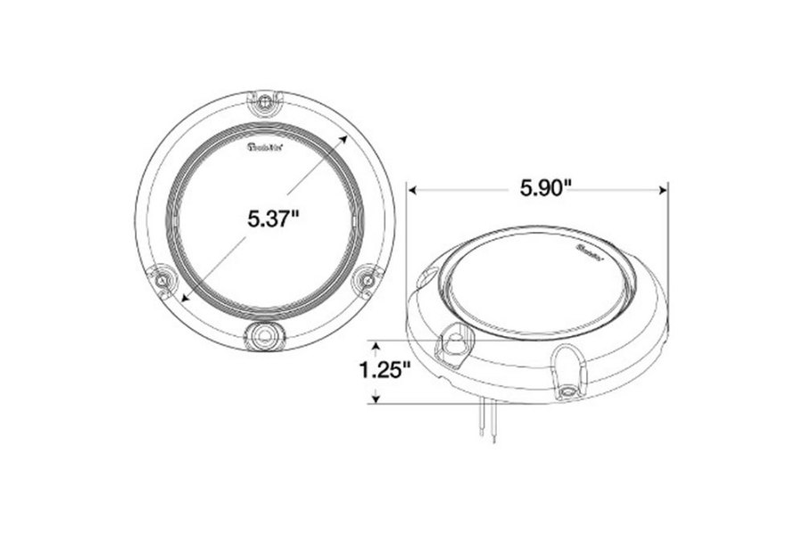 Picture of Truck-Lite Round 6 Diode Super 44 Dome Light w/ Mount Option