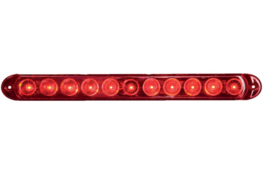 Picture of PACER Stop/Tail/Turn LED Bars, Red Lens, 15"L x 1-1/2"H x 3/4"D