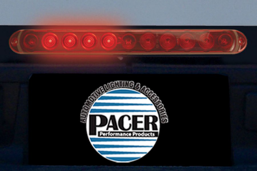 Picture of PACER Stop/Tail/Turn LED Bars, 15"L x 1 1/2"H x 3/4"D, Red Lens