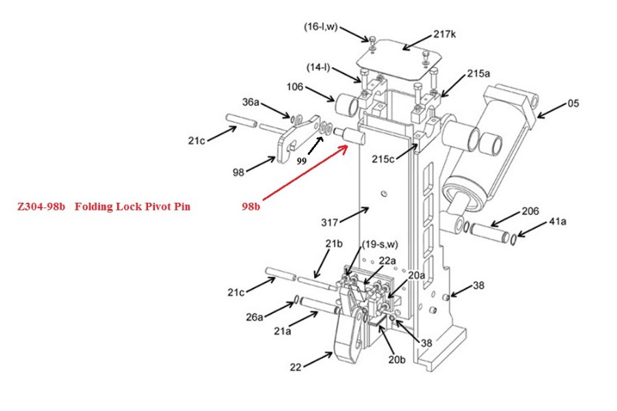 Picture of Zacklift Folding Lock Pivot Pin