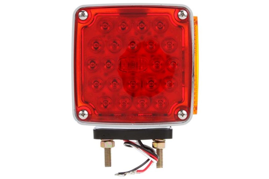 Picture of Truck-Lite Square 24 Diode Red/Amber LED Pedestal Light