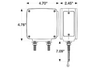 Picture of Truck-Lite Square 24 Diode Red/Amber LED Pedestal Light