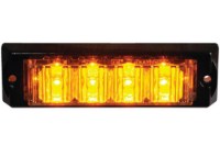 Picture of ECCO 4-LED Warning Light, Surface Mount, Class 1, Amber