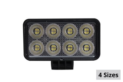 Picture of Race Sport Rectangle IQ Series Auxiliary LED Flood Beam Light